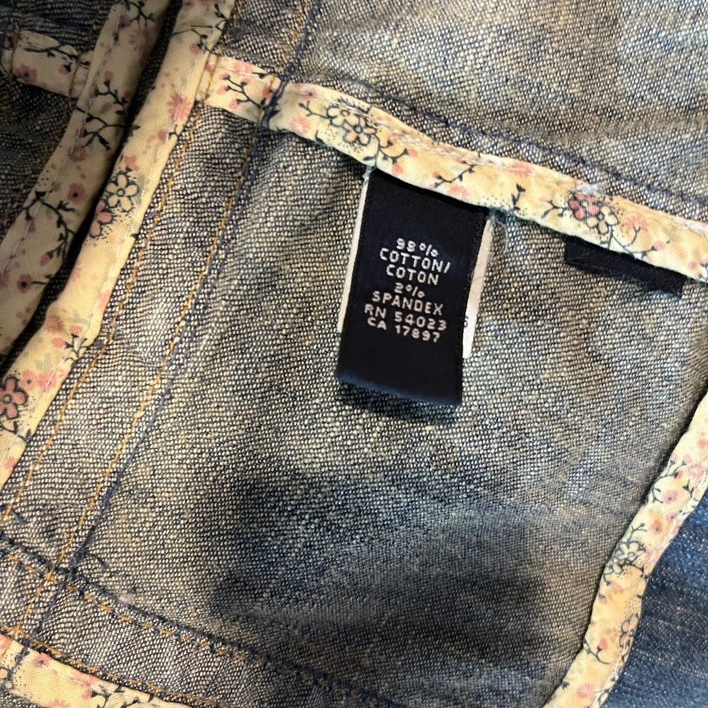 Banana Republic Blue Jean Jacket with Tie Front - Picture 4 of 7